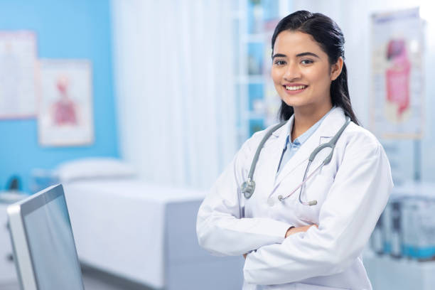 Indian, Doctor, Young woman, doctor clinic, Female Doctor,